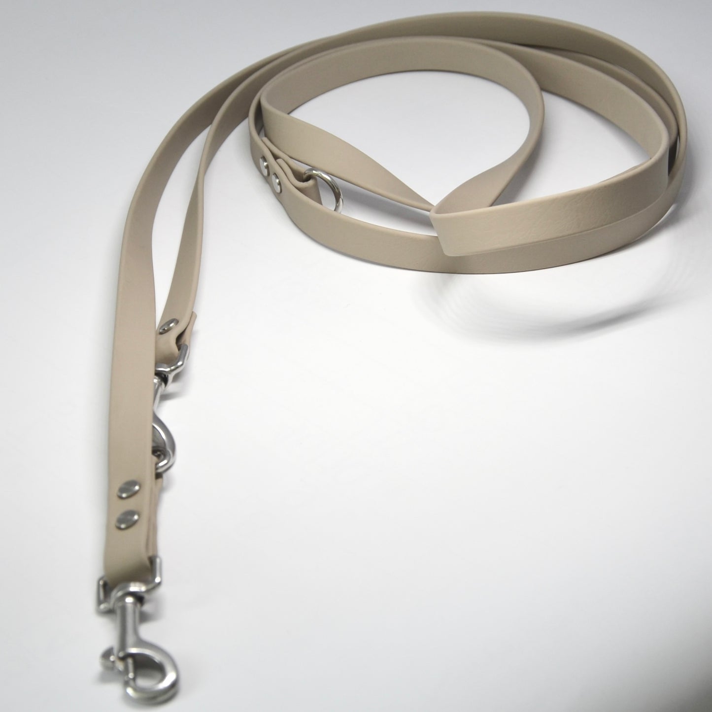 LUNAU - BioThane® Umhängeleine in Taupe