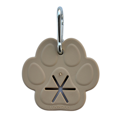 PFOTE Kotbeutelhalter in Nude