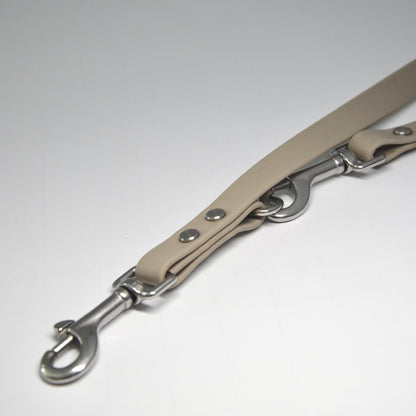 LUNAU - BioThane® Umhängeleine in Taupe