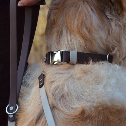 DOLINE - BioThane® Halsband in dunkelbraun