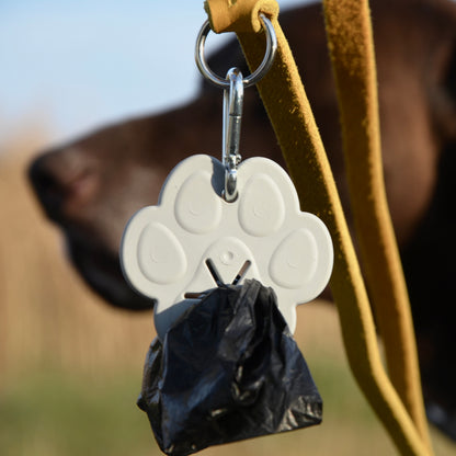 PFOTE Kotbeutelhalter in Light-Grey