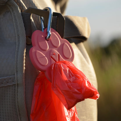 PFOTE Kotbeutelhalter in Pink