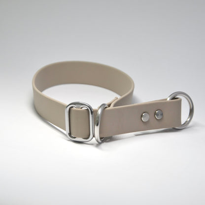 LUNAU - BioThane® Halsband in Taupe